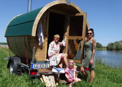 Sauna an der Elbe